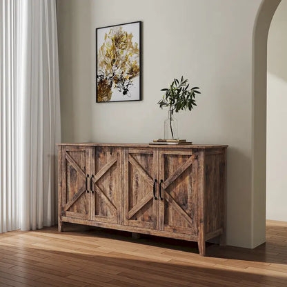 59.06 Modern TV Stand with Doors & Shelves