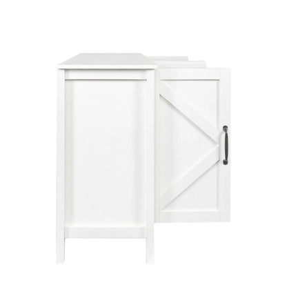 59.06 Modern TV Stand with Doors & Shelves