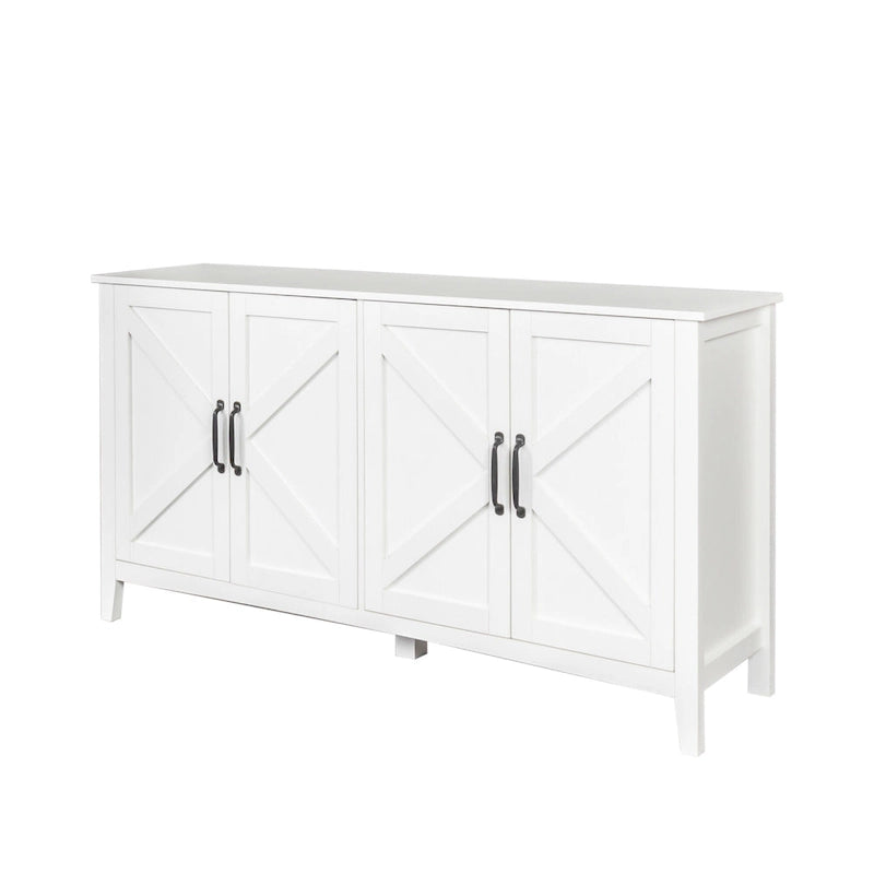 59.06 Modern TV Stand with Doors & Shelves