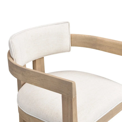 Three-piece bar stool set, featuring plush upholstered chairs and metal table legs.