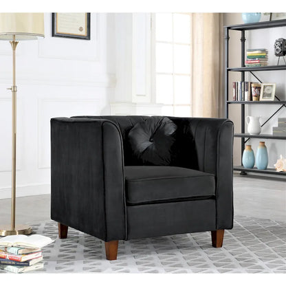 Blue/Pink/Green/Gray/Beige/Black Velvet Armchair