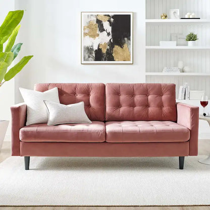 Tufted Performance Velvet Sofa