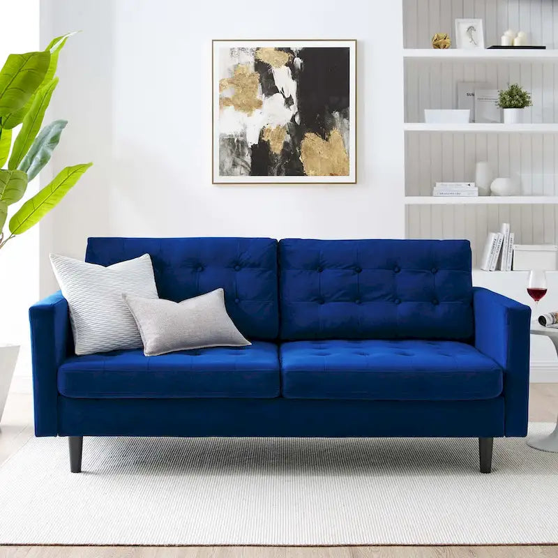 Tufted Performance Velvet Sofa