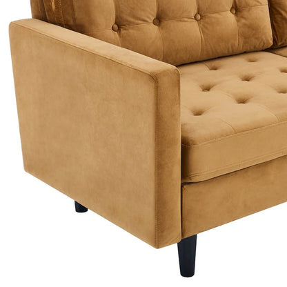 Tufted Performance Velvet Sofa