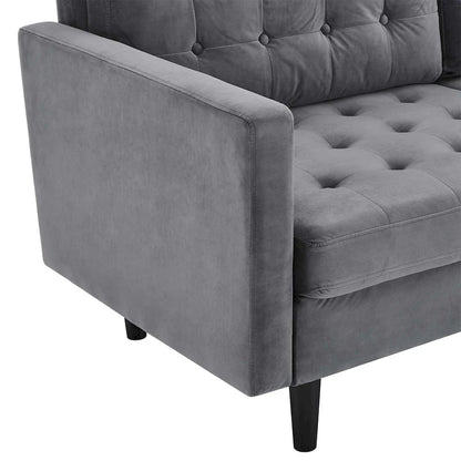 Tufted Performance Velvet Sofa