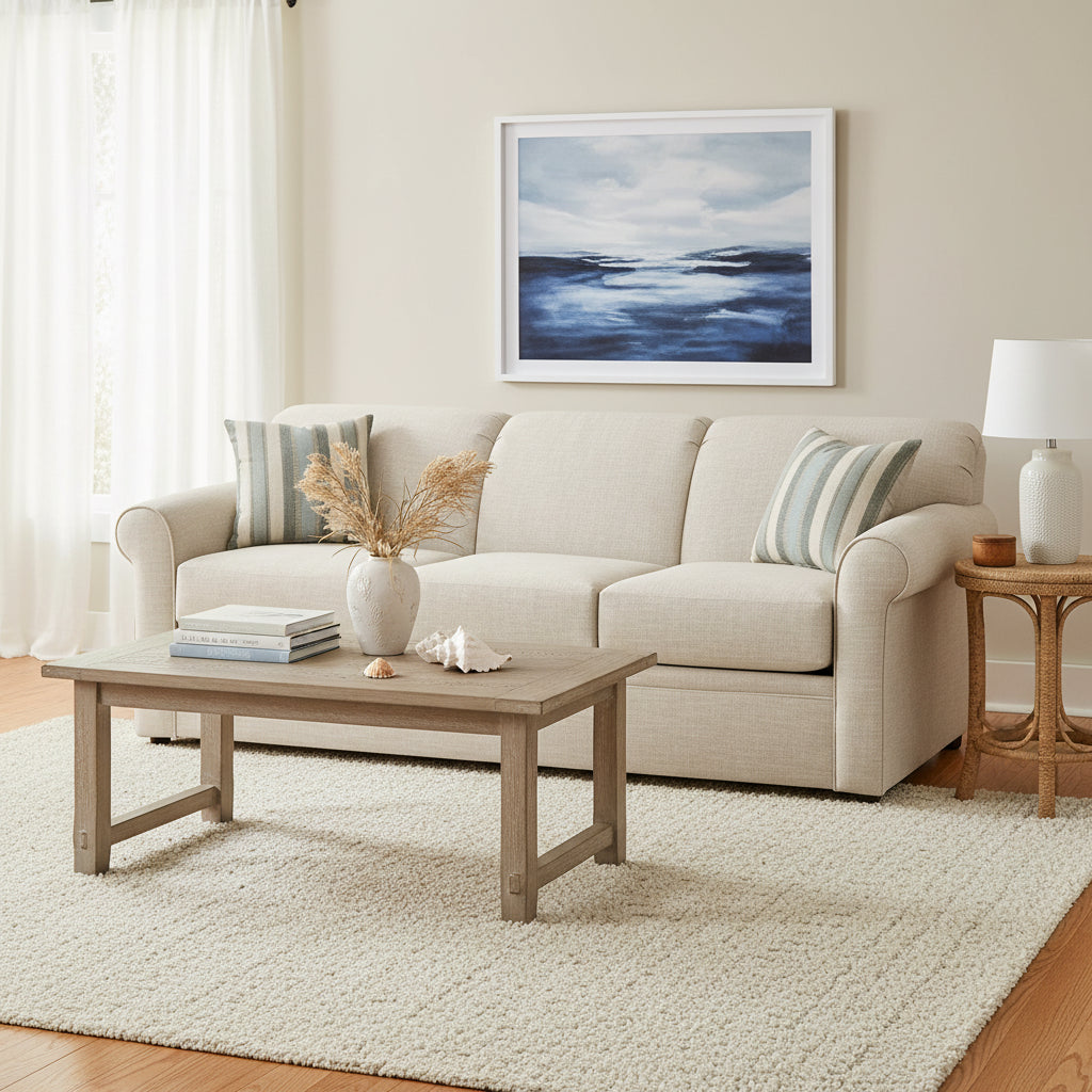Ivory sofa bed