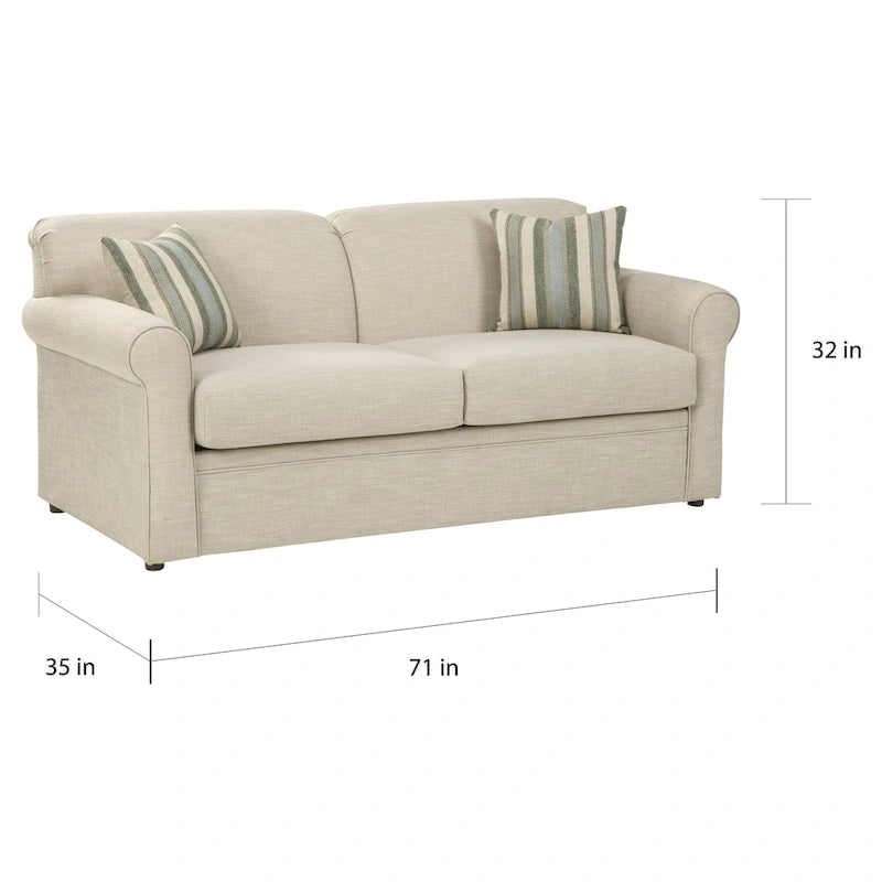 Ivory sofa bed