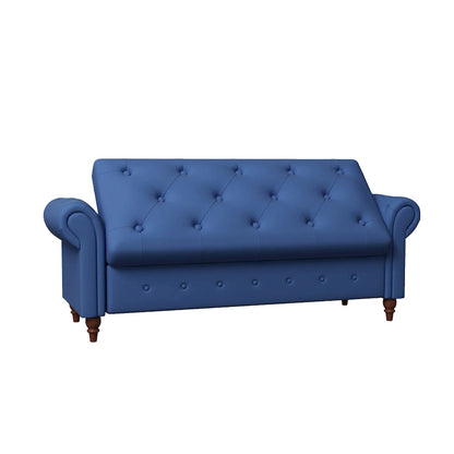Modern Storage Bench Bed Bench with Rolled Arms