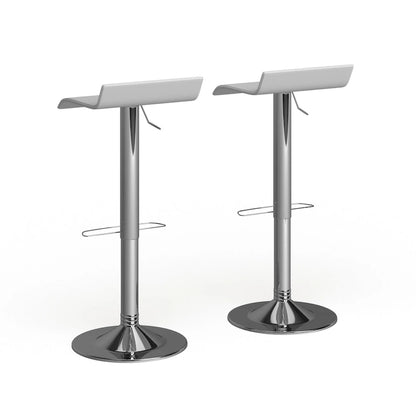Pneumatic height-adjustable swivel stool (2-piece set)