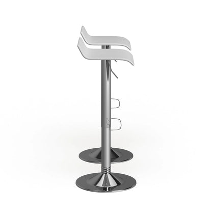 Pneumatic height-adjustable swivel stool (2-piece set)