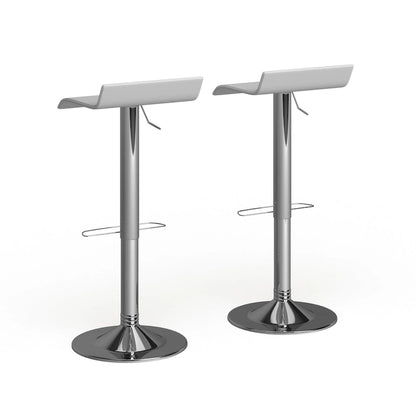 Pneumatic height-adjustable swivel stool (2-piece set)