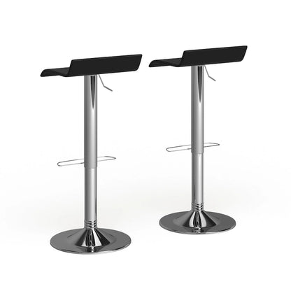 Pneumatic height-adjustable swivel stool (2-piece set)