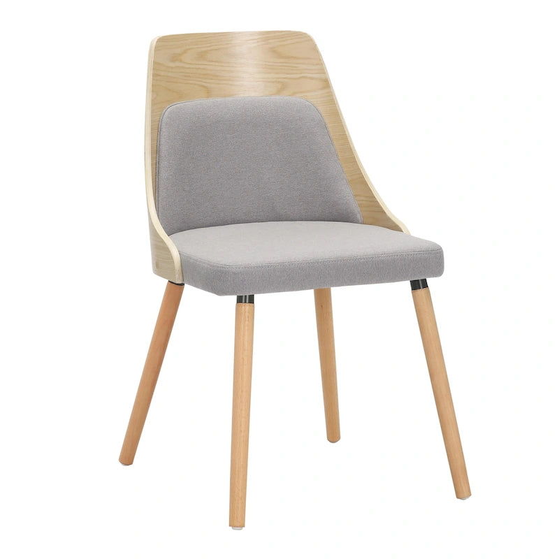 Mid-Century Chair with Tapered Wood Legs - Set of 2