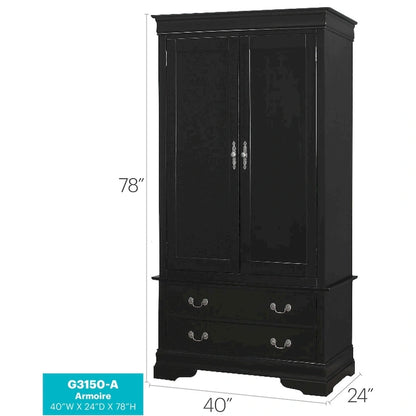 Traditional style wardrobe