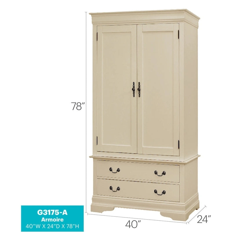 Traditional style wardrobe