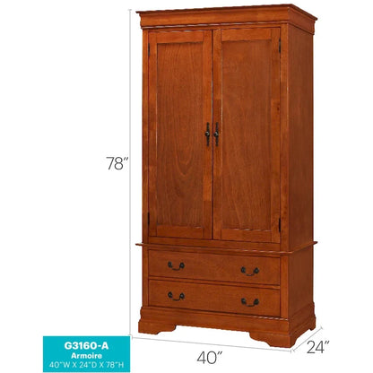 Traditional style wardrobe