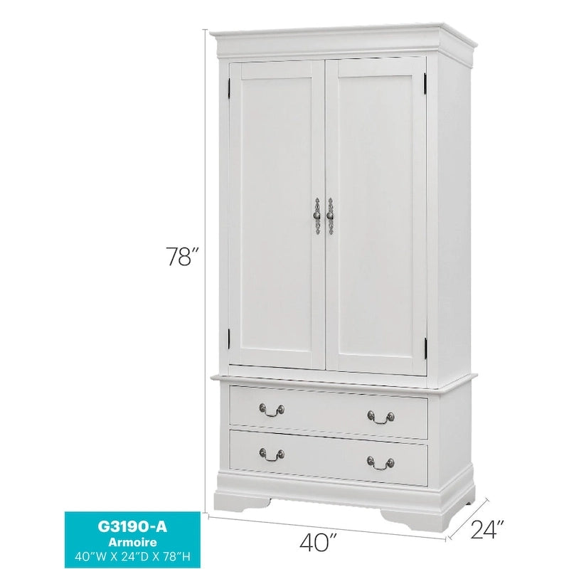 Traditional style wardrobe