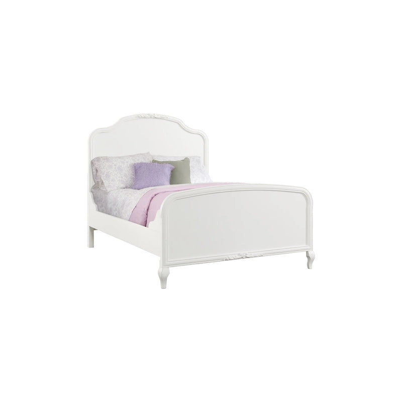 Panel Bed, White