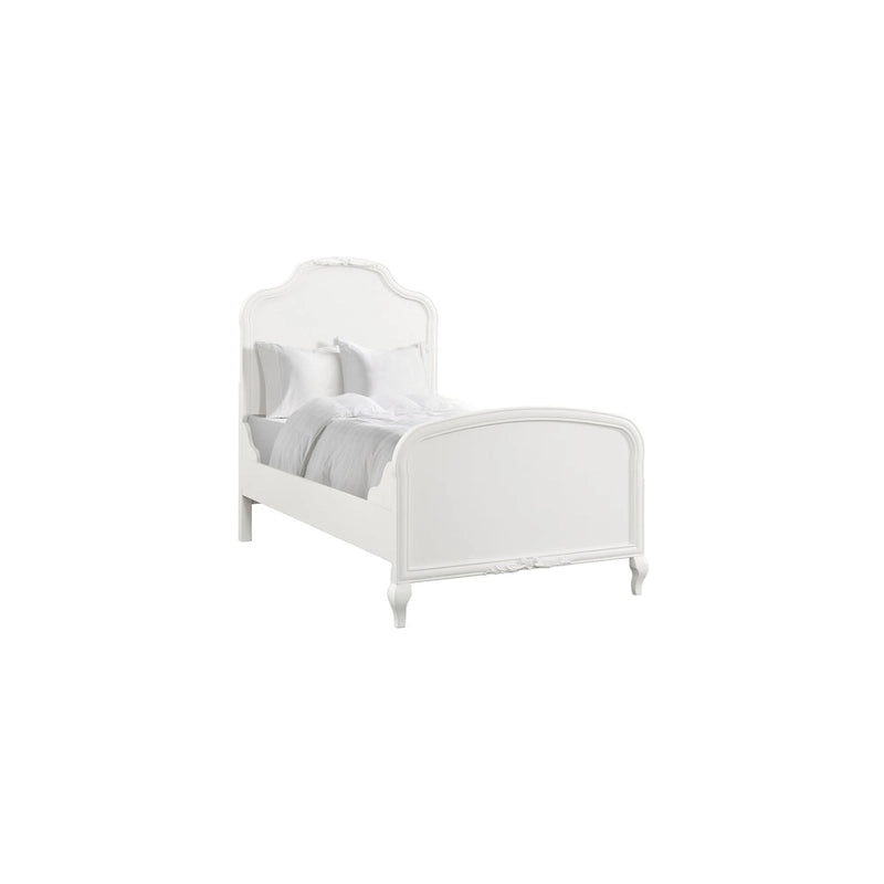 Panel Bed, White