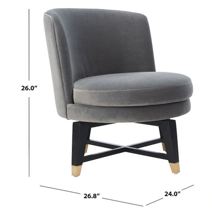 Swivel Accent Chair - 24 W x 26.8 L x 26 H - 24Wx27Dx26H
