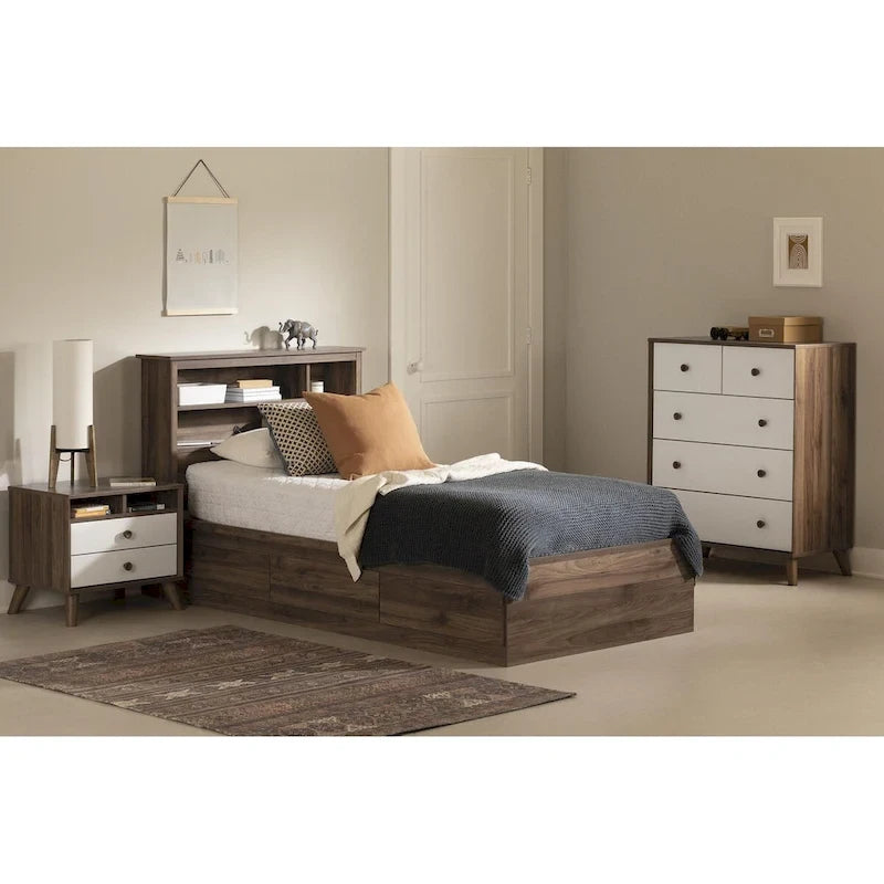 Bed and Headboard Set