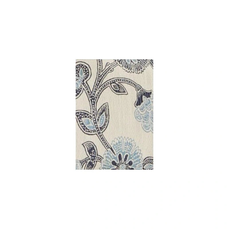 Cream and blue upholstered chairs